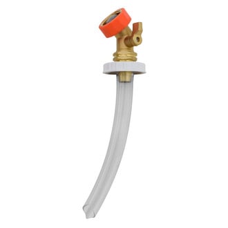Valterra® - SECURE-FILL™ Clear Plastic Water Tank Filler with Shut-Off Valve