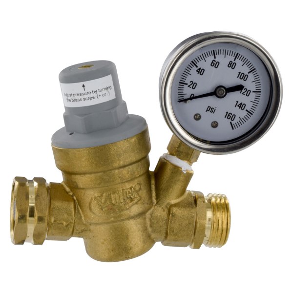 Brass Adjustable Water Regulator (3/4" FPT x 1/2" MPT)