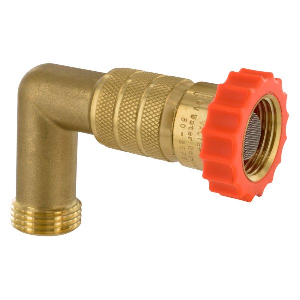 Brass 90° Hi-Flow Water Regulator (3/4" FPT x 3/4" MPT)