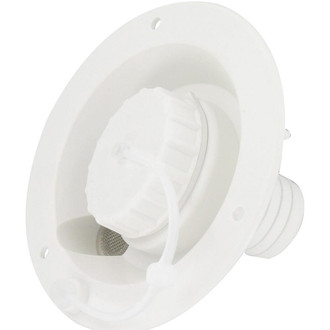 Valterra® - White Plastic Gravity Recessed Water Fill with Bayonet Cap