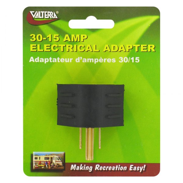 Valterra® - Triangle Power Cord Adapter (30A Male x 15A Female)