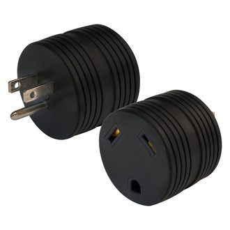 Valterra® - Round Power Cord Adapter (15A Male x 30A Female)