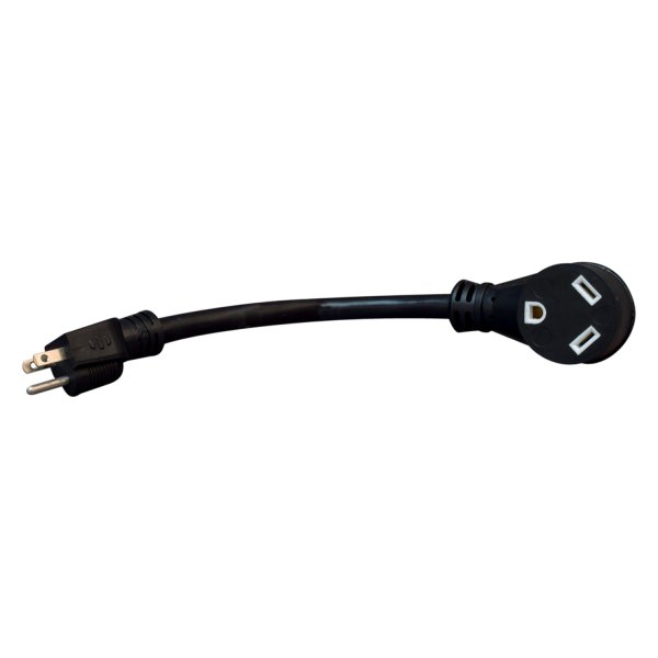 Valterra® - Mighty Cord™ 12" Dogbone Power Adapter with Standard Grip (15A Male x 30A Female)