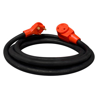 Valterra® - Mighty Cord™ 10' Extension Power Cord with Standard Grip (30A Male x 30A Female)