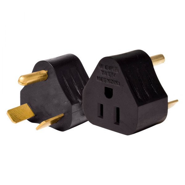 Valterra® - Mighty Cord™ Triangle Power Cord Adapter (30A Male x 15A Female)