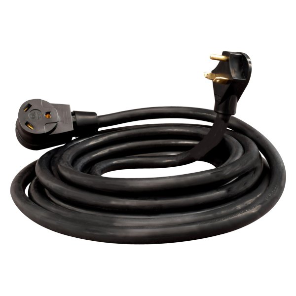 Valterra® - Mighty Cord™ 25' Extension Power Cord with Standard Grip (30A Male x 30A Female)