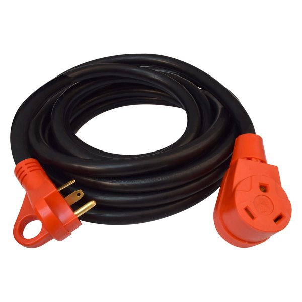 Valterra® - Mighty Cord™ 25' Extension Power Cord with Handle Grip (30A Male x 30A Female)