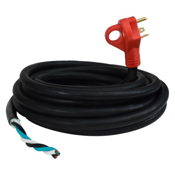 Valterra® - Mighty Cord™ 30A Male 25' Power Supply Cord with Handle Grip