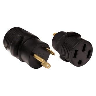 Valterra® - Mighty Cord™ Round Power Cord Adapter (30A Male x 50A Female)