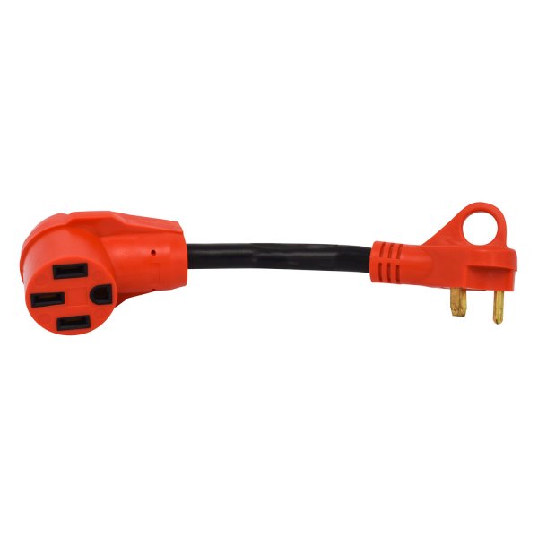 Valterra® - Mighty Cord™ 12" Dogbone Power Adapter with Handle Grip (30A Male x 50A Female)