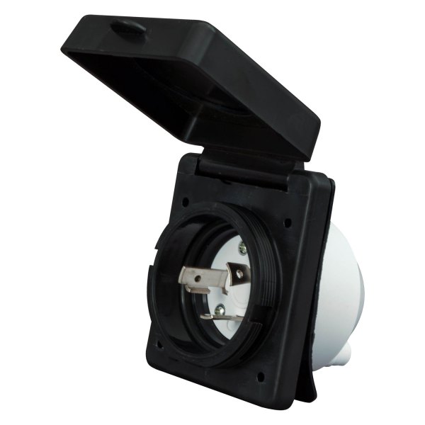 Valterra® - Mighty Cord Series 30A Locking Square Outdoor Power Inlet