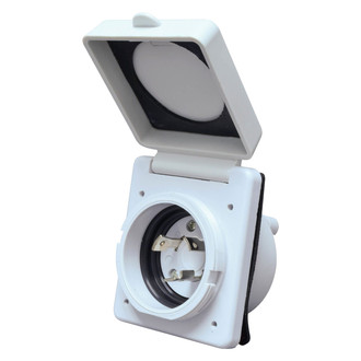 Valterra® - Mighty Cord Series 30A Locking Square Outdoor Power Inlet