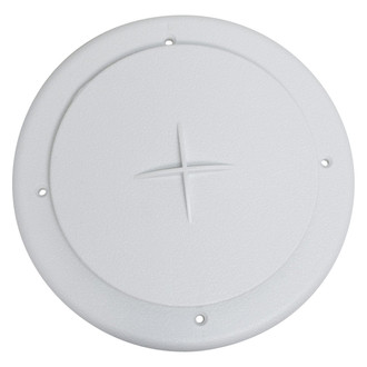 Valterra® - 4" White Side/Ceiling Rotating Vent with Covered Screws