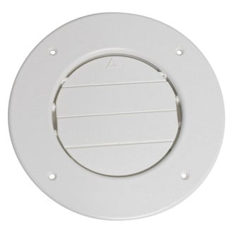 Valterra® A10-3357VP - 4" White Side/Ceiling Rotating/Dampered Vent