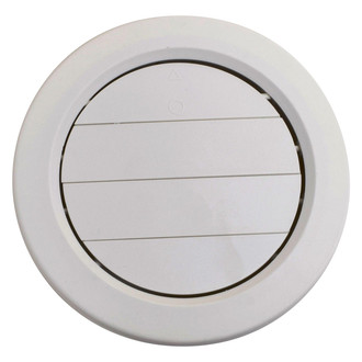 Valterra® - 5" Medium White Side/Ceiling Rotating/Dampered Vent