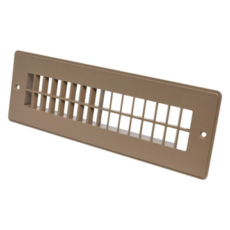 Valterra® - 2.3" x 10" Light Brown Undampered Floor Register