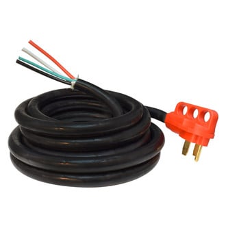Valterra® - Mighty Cord™ 50A Male 25' Power Supply Cord with Handle Grip