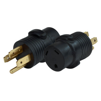 Valterra® - Mighty Cord™ Round Power Cord Adapter (50A Male x 30A Female)