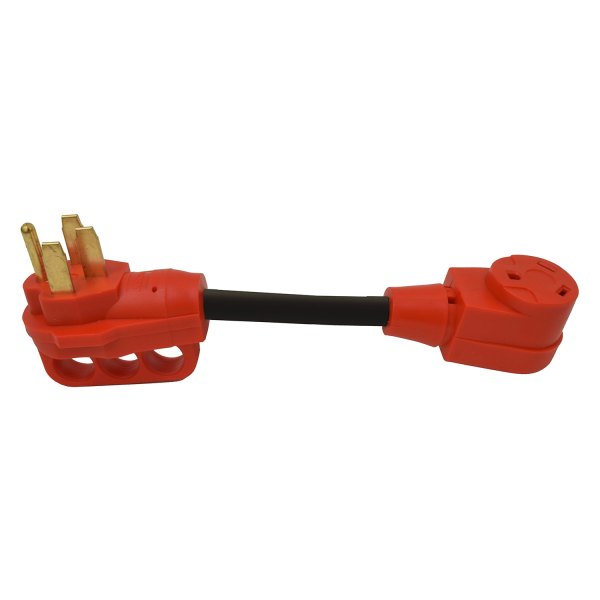 Valterra® - Mighty Cord™ 12" Dogbone Power Adapter with Handle Grip (50A Male x 30A Female)