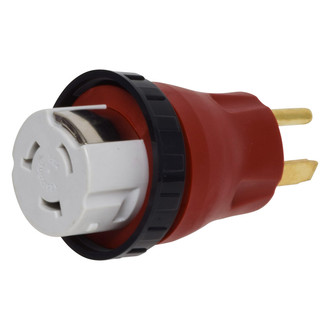 Valterra® A10-5050DAVP - Mighty Cord™ Power Cord Adapter (50A Straight Male x 50A Locking Female)