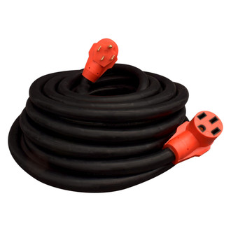 Valterra® - Mighty Cord™ 50' Extension Power Cord with Standard Grip (50A Male x 50A Female)