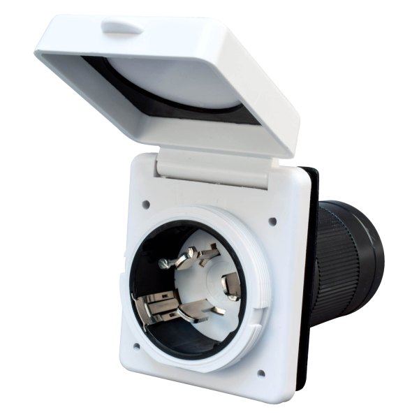 Valterra® - Mighty Cord Series 50A Locking Square Outdoor Power Inlet