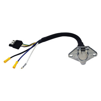Valterra® A10-6034VP - Mighty Cord™ 6-Way to 4-Way 12" Pre-Wire Harness