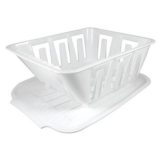 Valterra® - Plastic White Mini Dish Drainer for Sinck