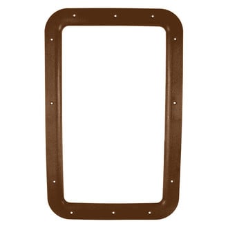 Valterra® - 15.7"W x 24.7"H Brown Interior Door Window Frame