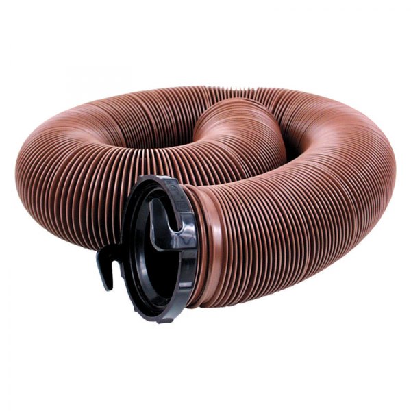 Valterra® - Flush 10' Bronze Standard Drain Hose with Adapter (Bagged)