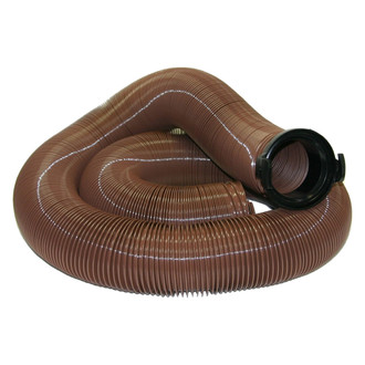 Valterra® - EZ Flush™ 20' Bronze Standard Drain Hose with Adapter (Bagged)