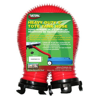 Valterra® - 5' Red Heavy Duty Tote Tank Hose (Shrink Wrapped)