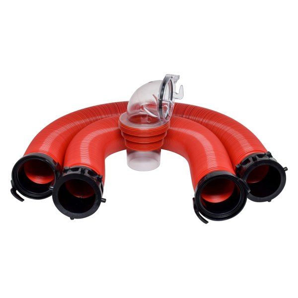 Valterra® - Coupler Deluxe 20' Red Bayonet Sewer Hose Kit (Boxed)