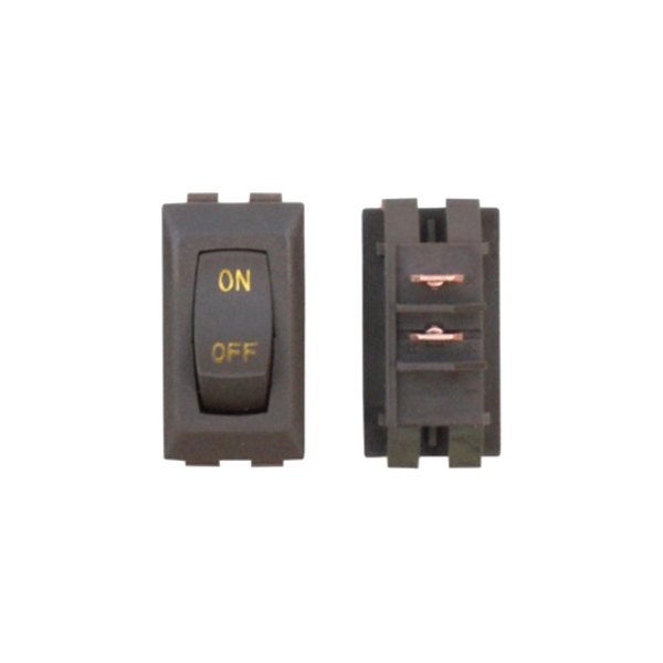 Diamond Group® - Single SPST On/Off Labled Brown Multi Purpose Switch