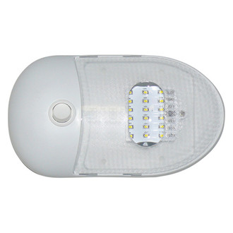 Diamond Group® - Oval 180 lm Surface Mount LED Overhead Light (7.5"L x 4.5"W x 1"T)