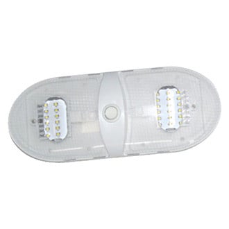 Diamond Group® - Oblong 360 lm Surface Mount LED Double Bulbs Overhead Light (11" L x 4.5" W x 1" T)