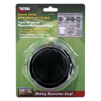 Valterra® - Black Rotating Bayonet Hose Fitting (3"Clamp On x 3"Lug)