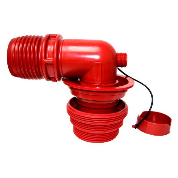 Valterra® - EZ Coupler Red 90° Sewer Adapter