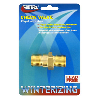 Valterra® - Check Valve (1/2" Male Thread x 1/2" Male Thread)