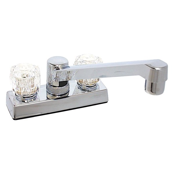 Valterra® - Chrome Plated Plastic Kitchen Faucet with Knobs Handles