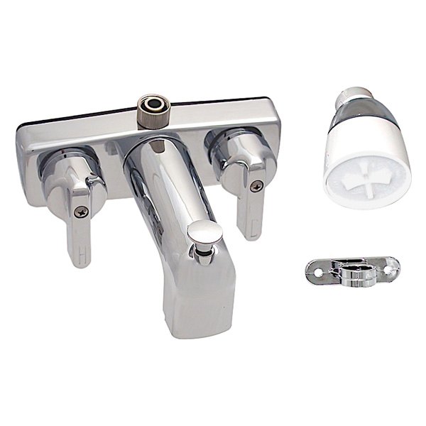 Valterra® - Chrome Tub & Shower Faucet with Levers Handles & Diverter
