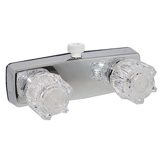 Valterra® - Phoenix™ Chrome Shower Control Valve with Clear Knobs Handles & Vacuum Breaker