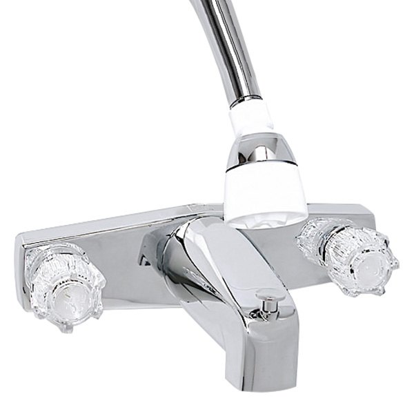 Valterra® - Phoenix™ Chrome Tub & Shower Faucet with Shower Head Kit & Diverter