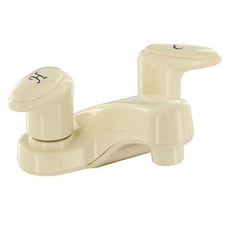 Valterra® - Biscuit Low-Arc Lavatory Faucet with Biscuit Levers Handles