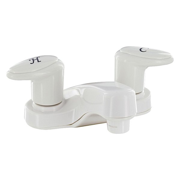 Valterra® - Catalina White Plastic Lavatory Faucet with Levers Handles