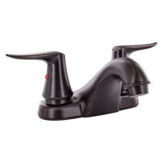 Valterra® - Catalina Plastic Rubbed Bronze Plated Arc Lavatory Faucet with Levers Handles
