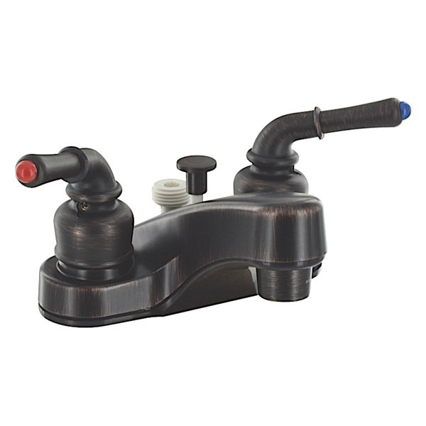 Valterra® - Rubbed Bronze Coated Plastic Lavatory Faucet with Levers Handles
