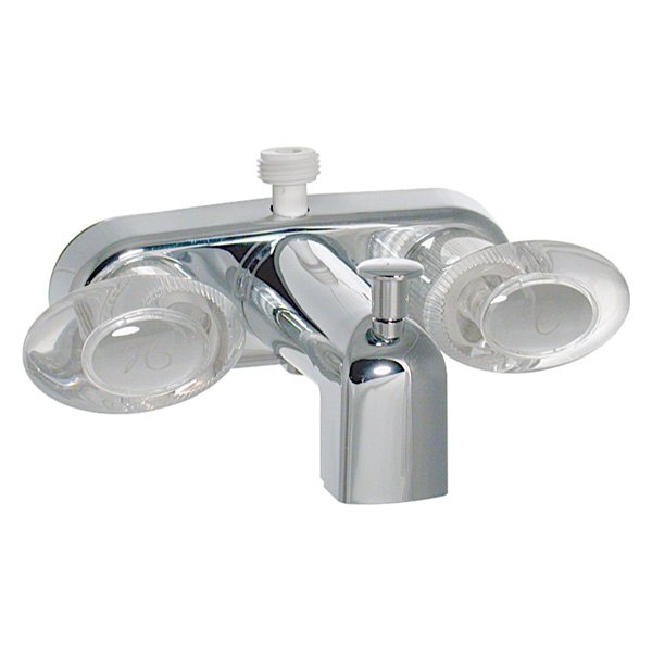 Chrome Tub Shower Faucet With Levers, How To Fix A Two Handle Bathtub Faucet With Shower Diverter
