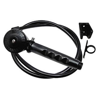 Valterra® - Vinyl Black Trickle Shut-Off Handheld Shower Head with 60" Hose
