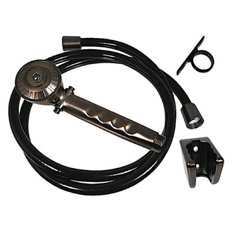 Valterra® - Phoenix™ Vinyl Bronze 1-Function Handheld Shower Head with 60" Hose